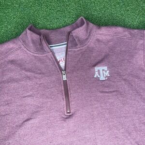 League Quarter Zip Pullover Texas A&M Maroon‎ Sweatshirt 2XL